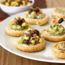 Southwestern Bruschetta bites
