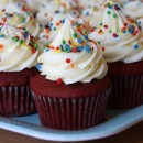Red Velvet Birthday Cupcakes