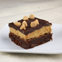 Peanut Butter Cookie Dough Brownies 9