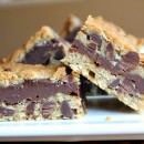 Gooey Chocolate Chip Sandwich Bars 5