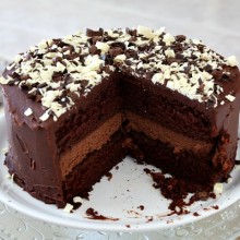 Chocolate Cheesecake Cake 8