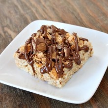 Butterfinger Rice Krispie Treats 9