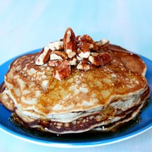 Banana Pecan Pancakes 1