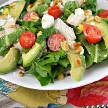 Chicken Spinach Salad 8