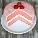 Strawberry Cheesecake Cake 1