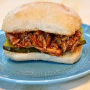 Pulled Barbecued Chicken Sandwiches 1