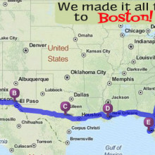 San Diego to Boston