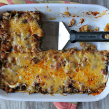 Beef and Bean Enchilada Casserole 1