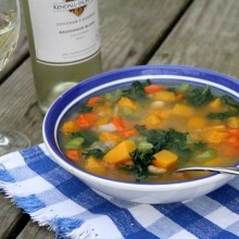Butternut Squash and Kale Soup 1