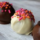 Chocolate Chocolate Chip Cookie Dough Truffles