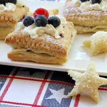 Patriotic Red, White and Blue Pastries