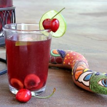 Cherry- Limeade Sangria - RecipeGirl.com