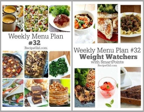 Weekly Menu Plan #32