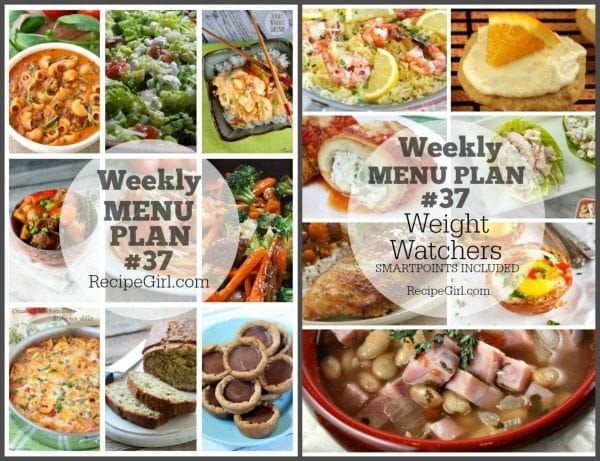 Weekly Menu Plan #37