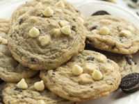 These Cookies 'n' Cream Cookies are full of white chocolate chips and crushed Oreos for true cookie addicts! They are soft and chewy and not cakey!