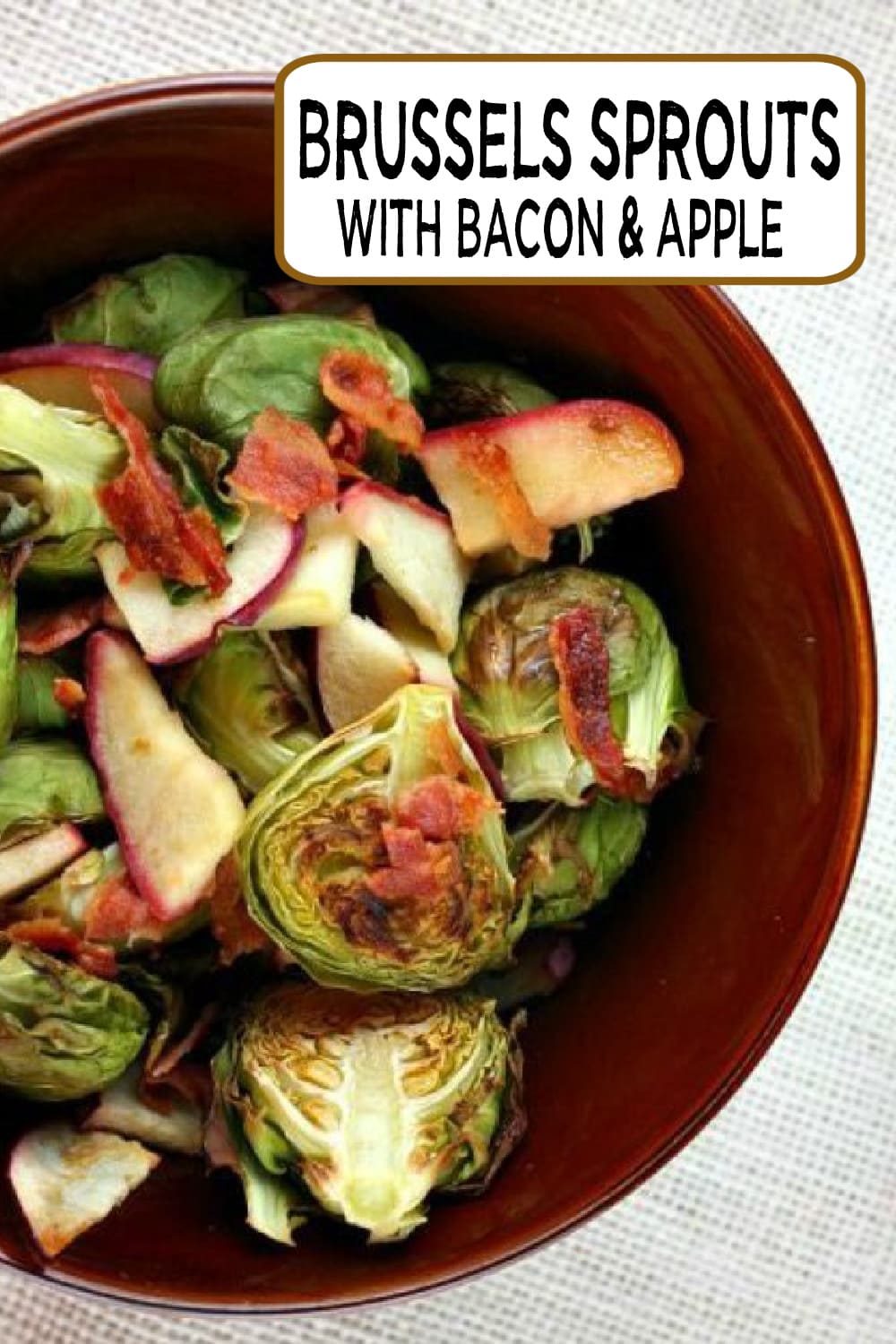 Brussels Sprouts with Bacon and Apple Recipe Girl