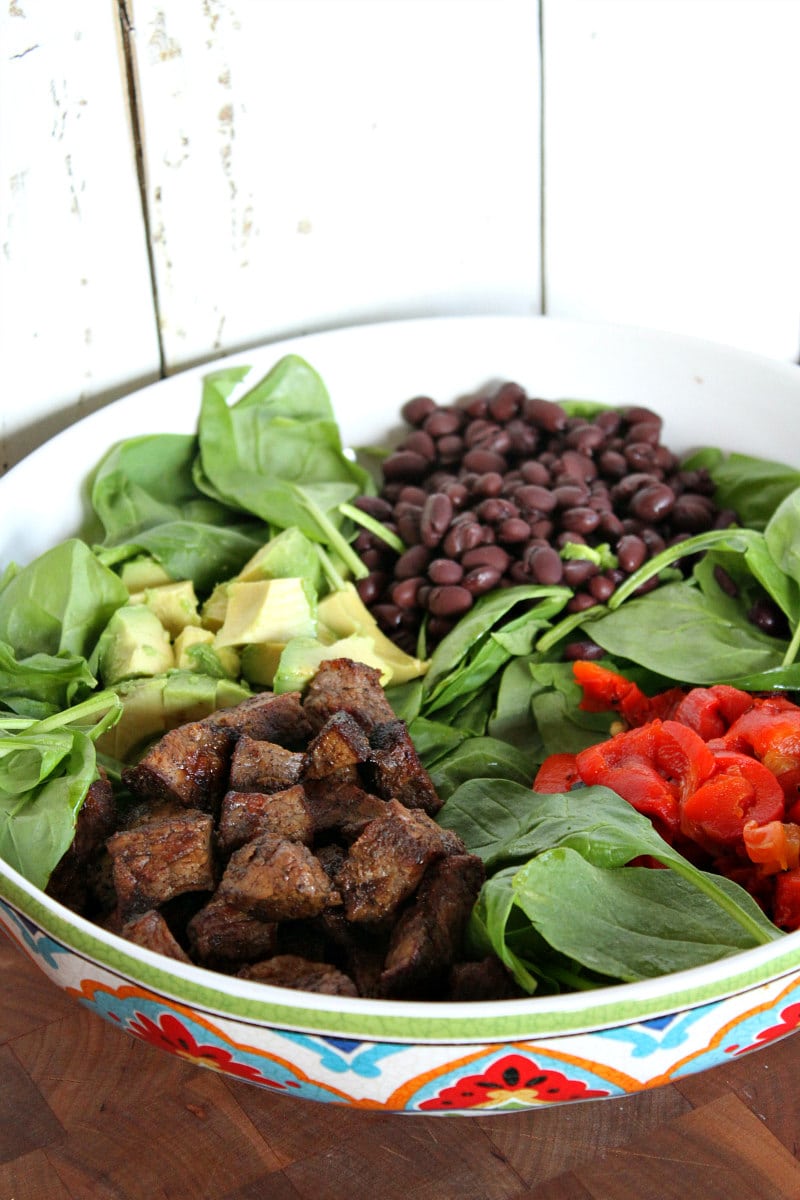 Blackened Steak Salad