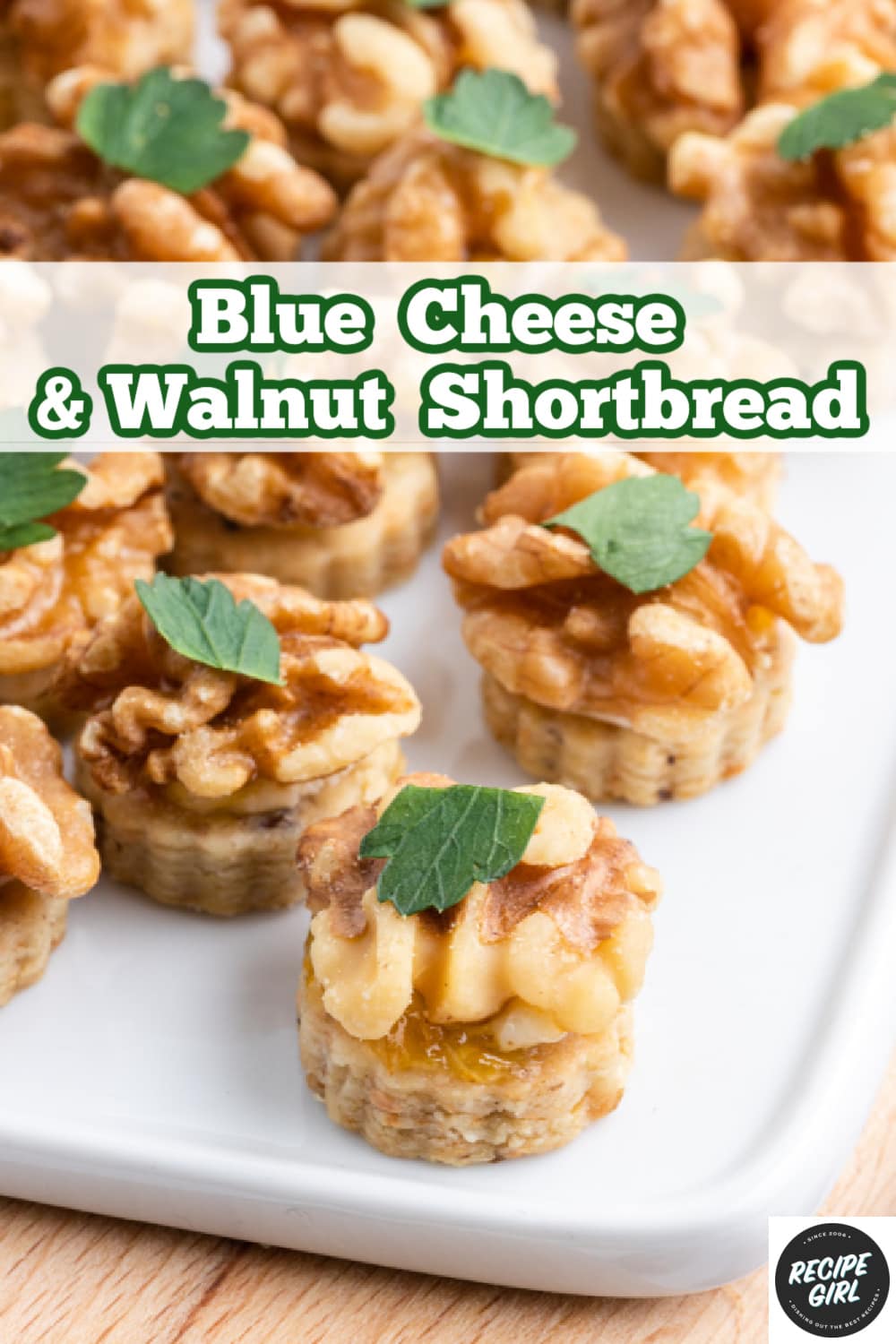 Blue Cheese and Walnut Shortbread Recipe Girl