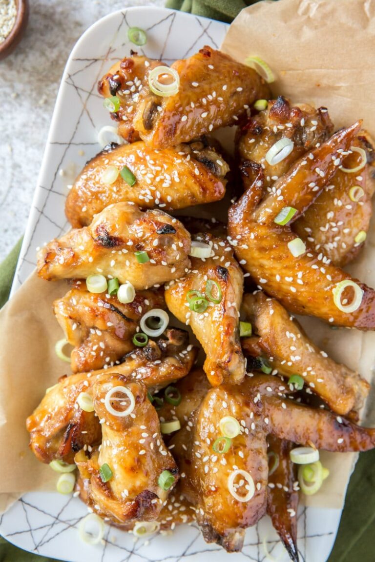 Sweet Chili Glazed Chicken Wings Recipe Girl