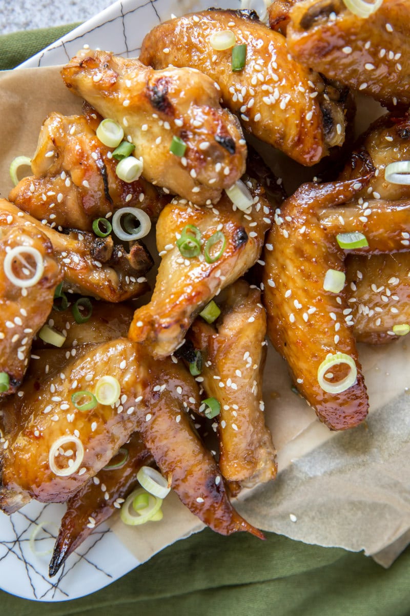 Sweet Chili Glazed Chicken Wings