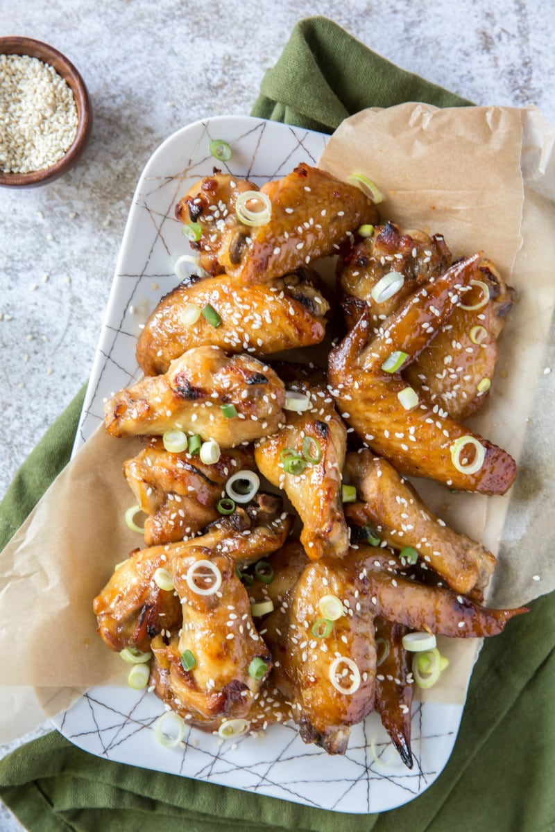 Sweet Chili Glazed Chicken Wings