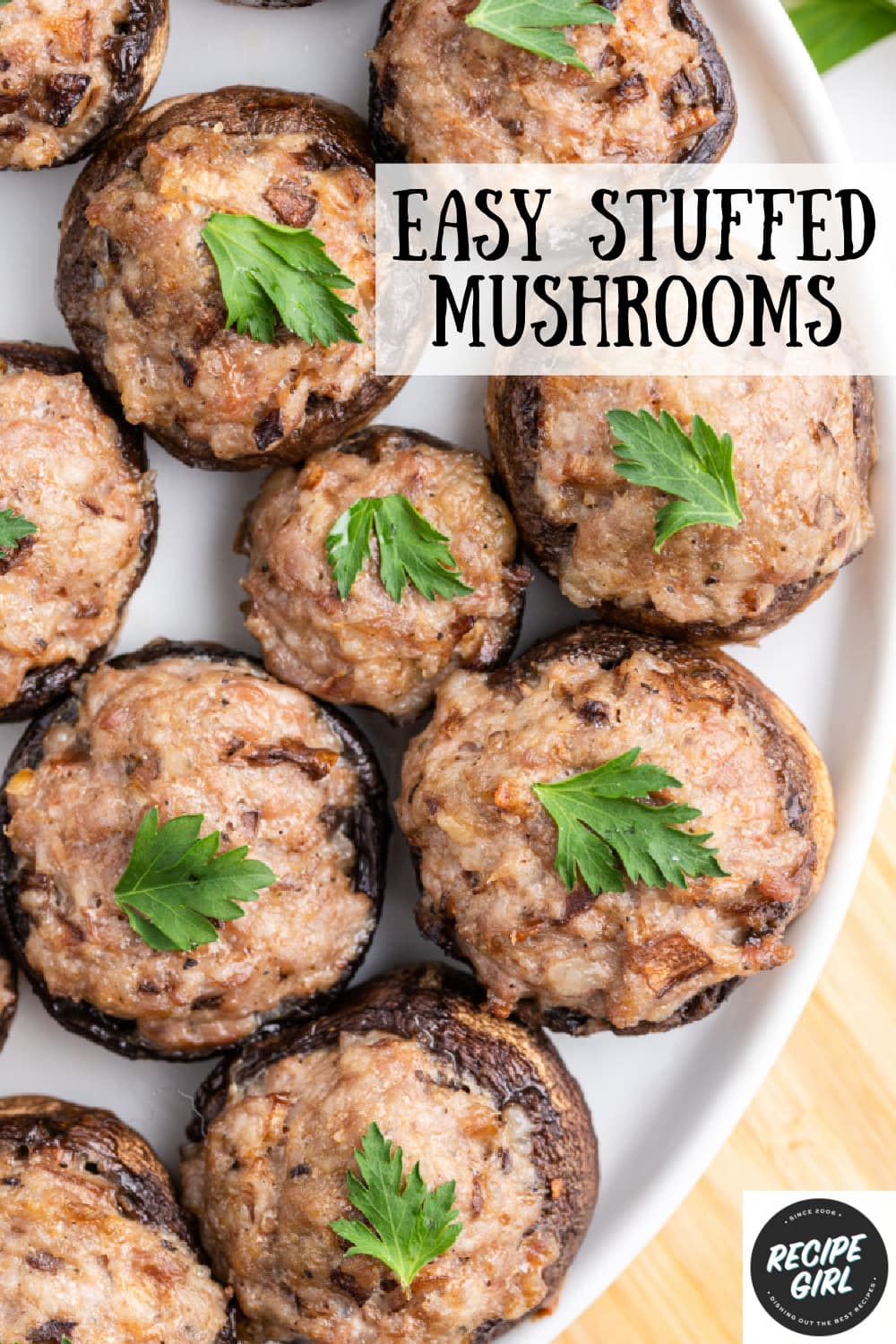 Easy Stuffed Mushrooms - Recipe Girl