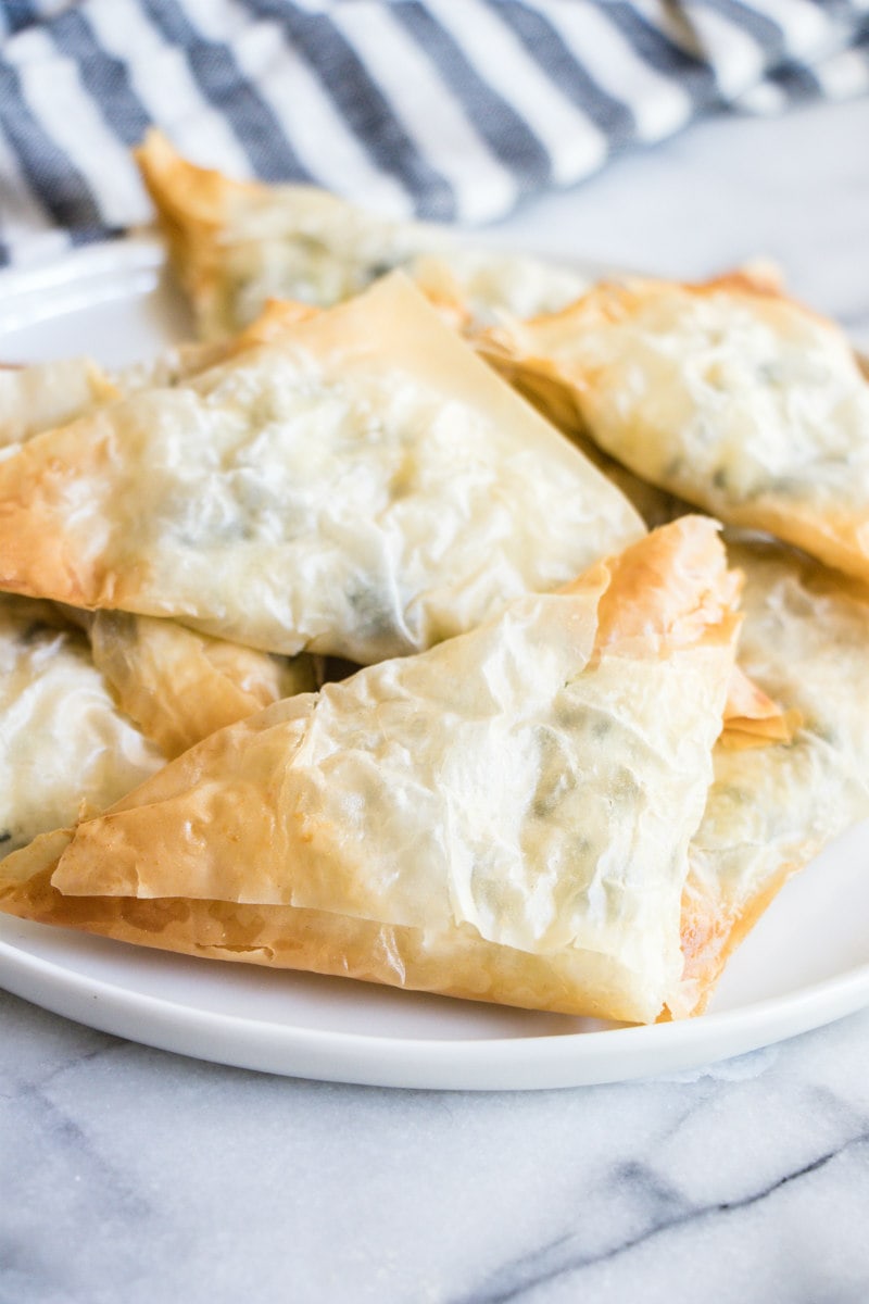 Greek Spinach Triangles