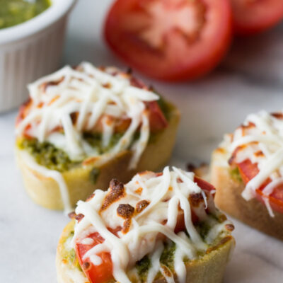 baguette pizza bites