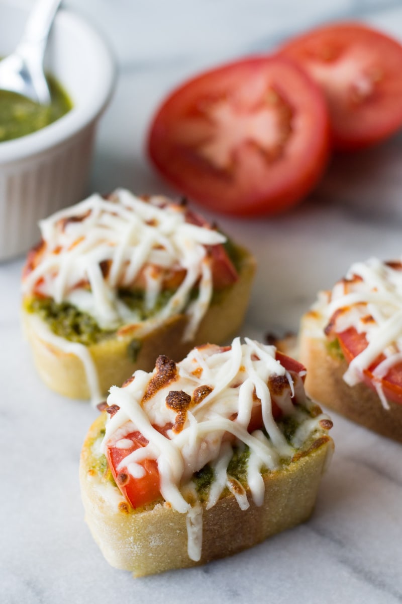 baguette pizza bites