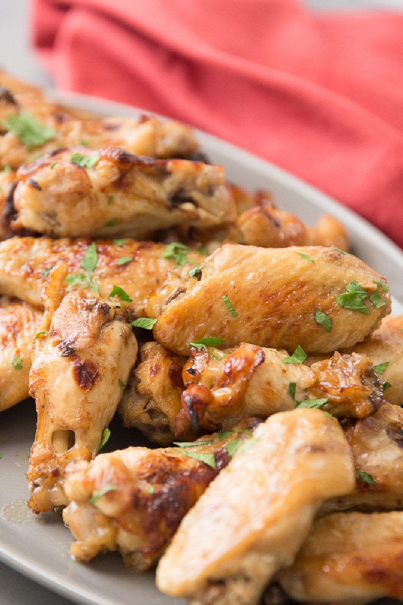 Polynesian Chicken Wings recipe from RecipeGirl.com #polynesian #chicken #wings #recipe #RecipeGirl chicken wings