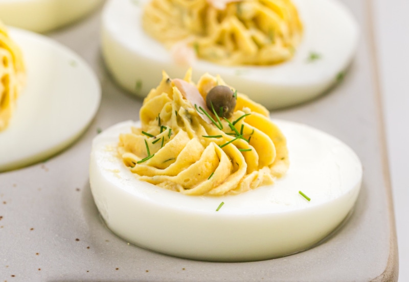 Smoked Salmon Deviled Eggs Recipe Girl