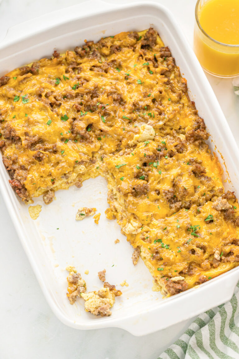 Easy Sausage Breakfast Casserole Recipe Girl