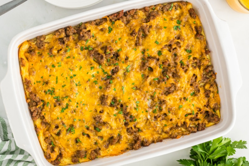 Easy Sausage Breakfast Casserole Recipe Girl