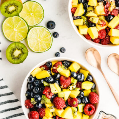 fruit salsa in two bowls