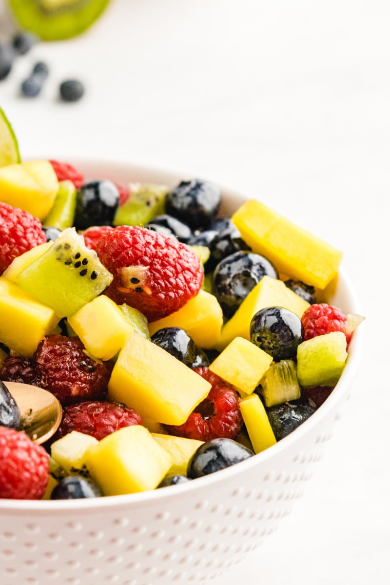 bowl of fruit salsa