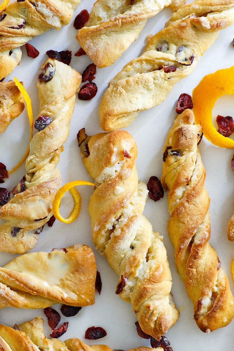 Orange Cranberry Twists