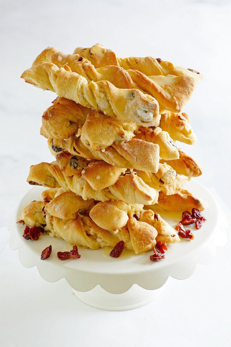 Stack of Orange Cranberry Twists