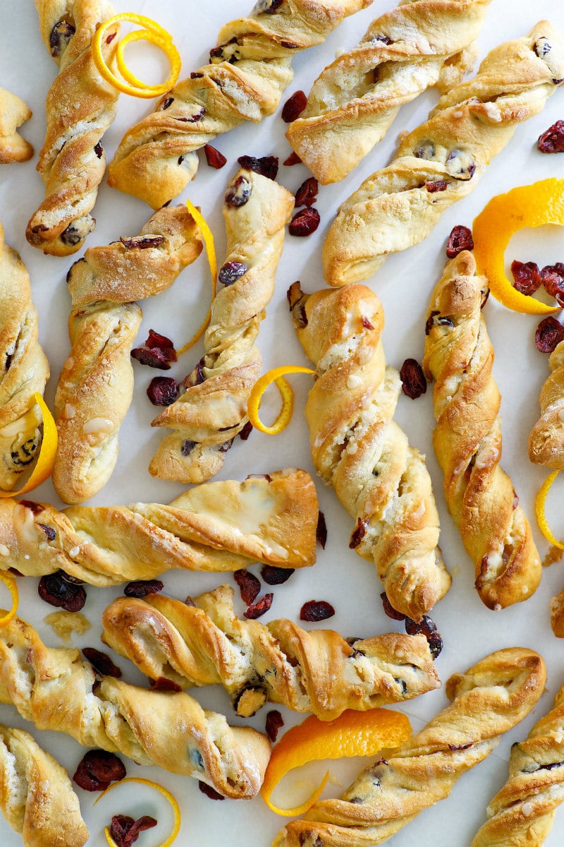 Orange Cranberry Twists