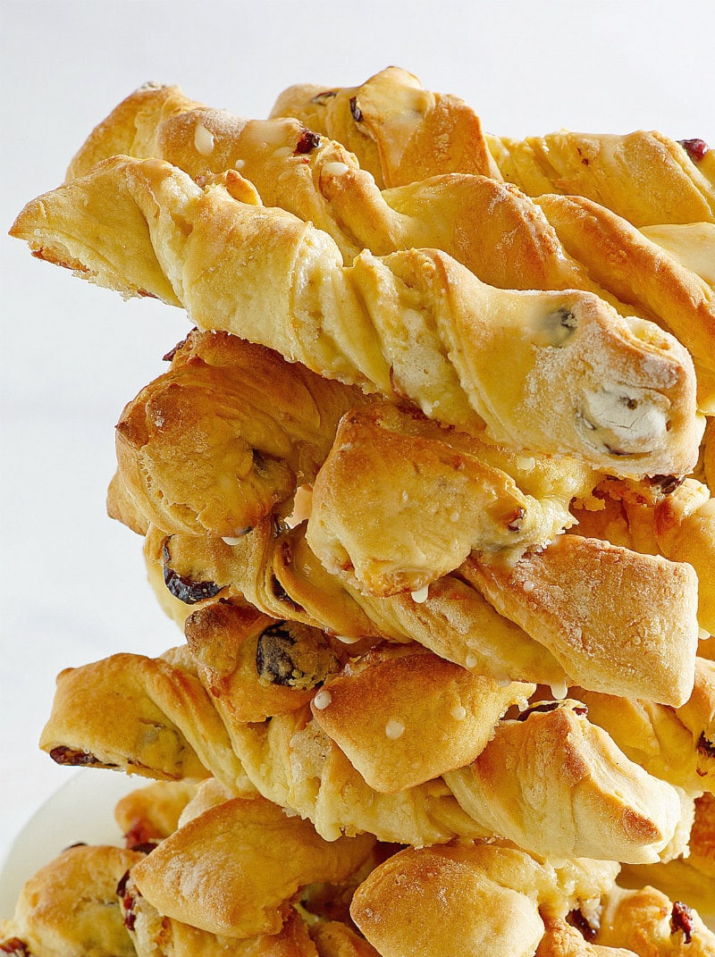 Stack of Orange Cranberry Twists