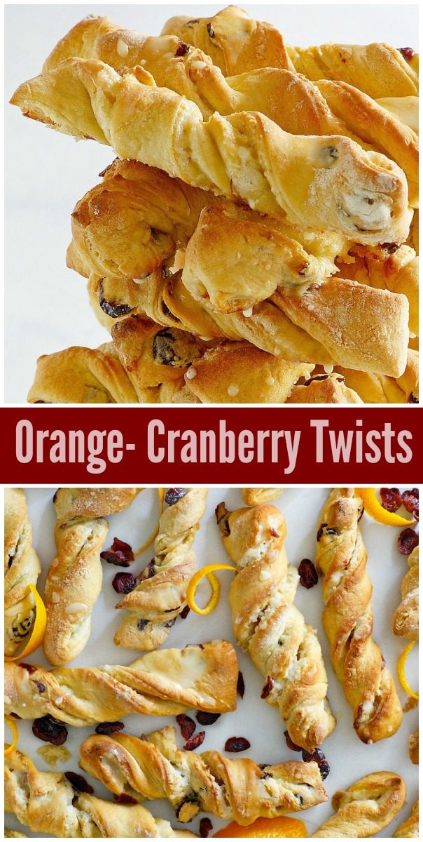 Orange Cranberry Twists Recipe Girl