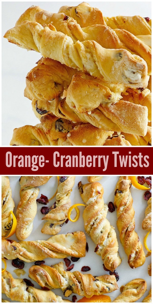 Orange Cranberry Twists Recipe Girl