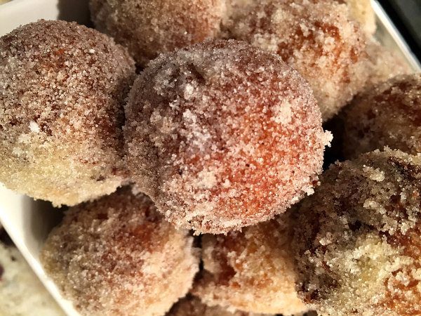 Pumpkin Doughnut Drops stacked