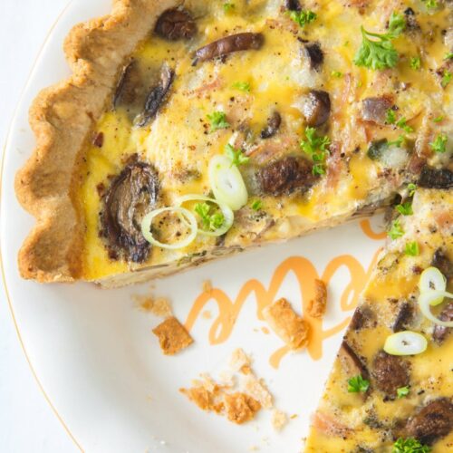 Quiche with White Wine and Shallots Recipe Girl