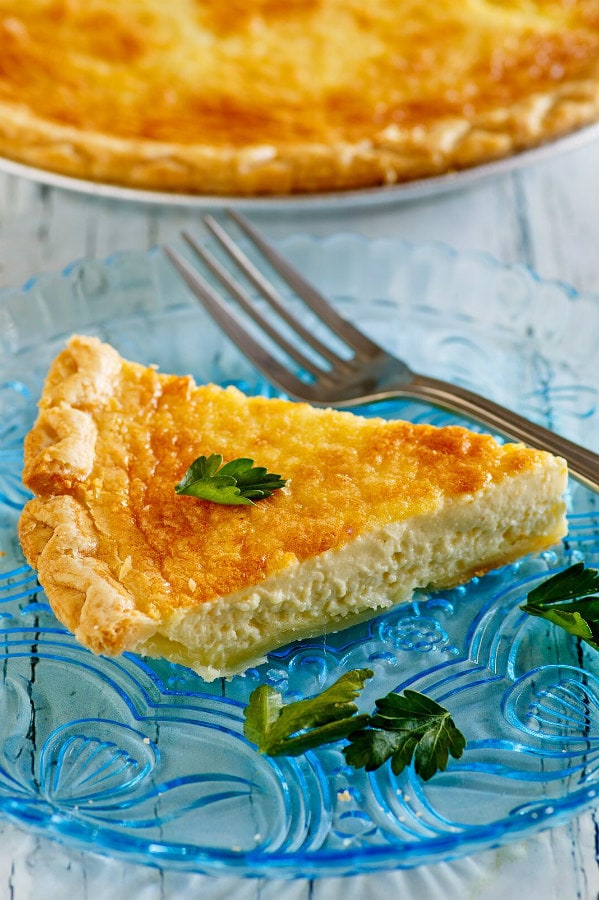 Quiche with White Wine and Shallots Image