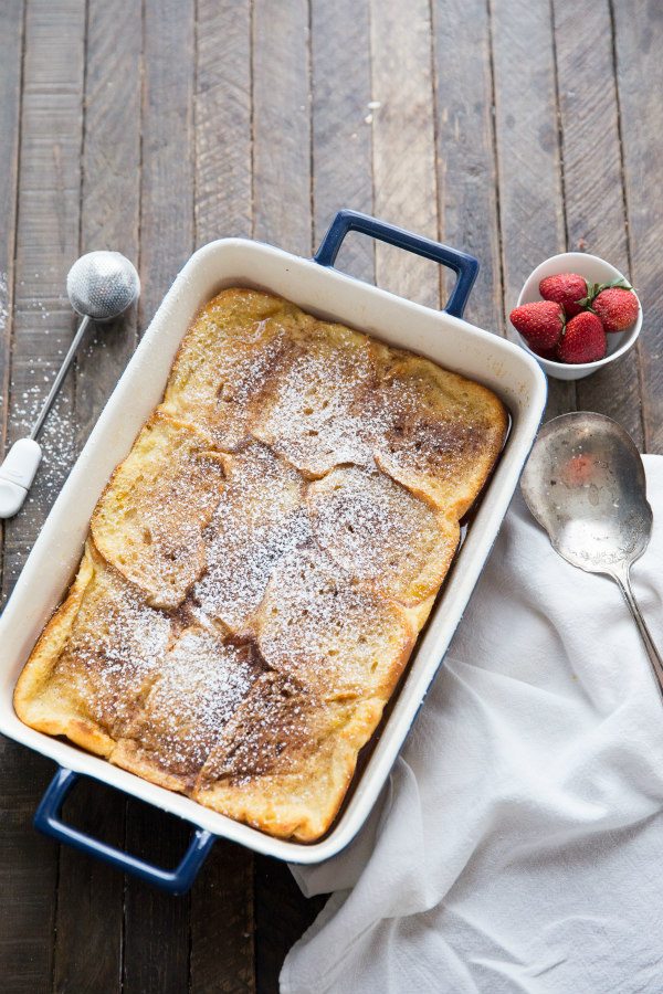 Overnight Caramel French Toast - recipe from RecipeGirl.com