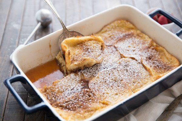 Overnight Caramel French Toast - recipe from RecipeGirl.com