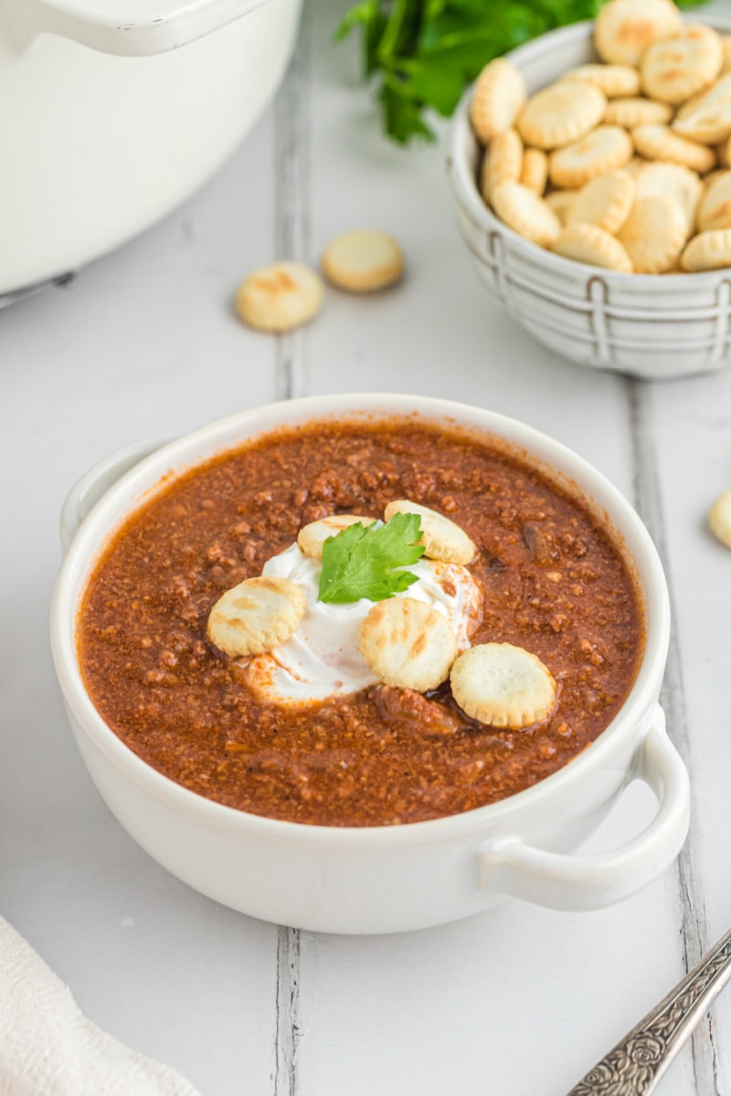 bowl of back bay chili