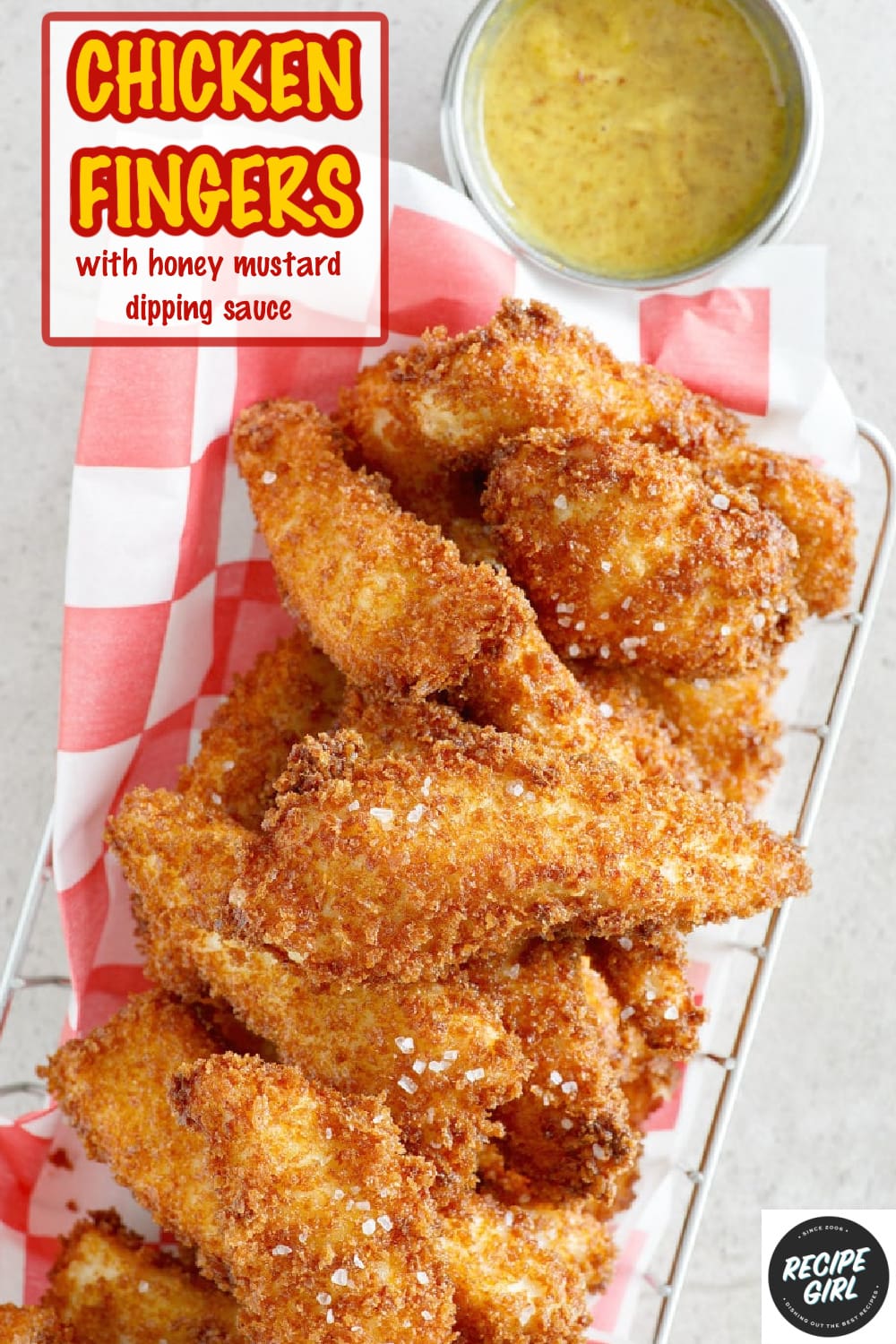 Chicken Fingers with Honey Mustard Dipping Sauce Recipe Girl