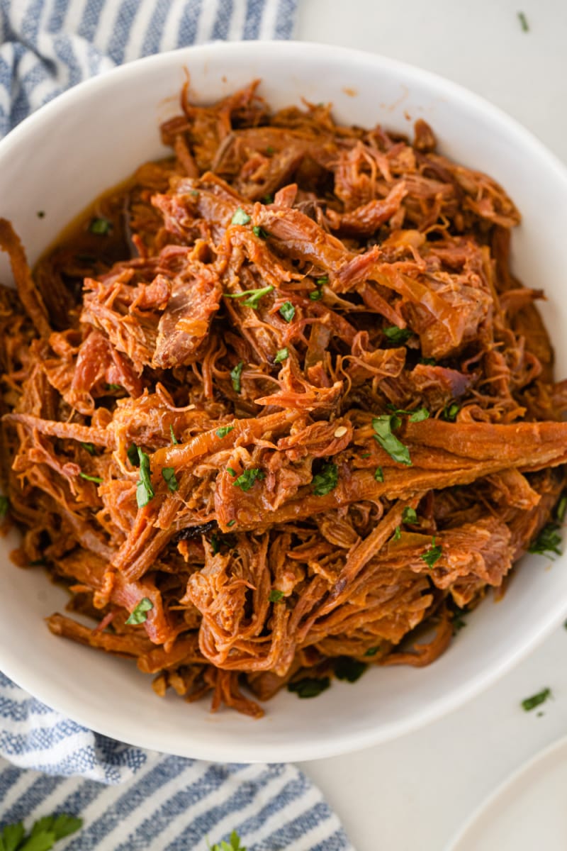 bowl of pulled pork