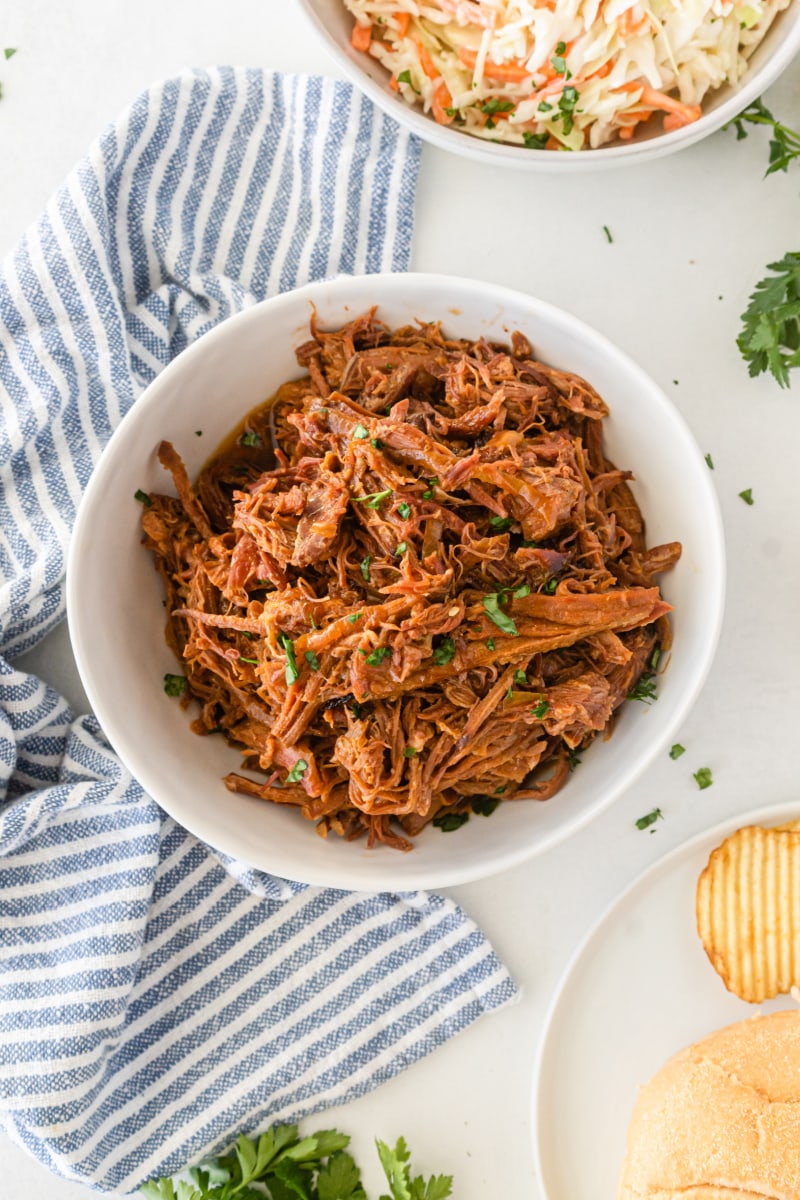 bowl of pulled pork